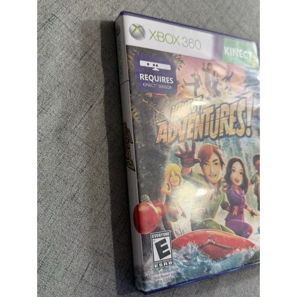 XBOX 360 Kinect Adventures Game 2011 with Manual Rated E